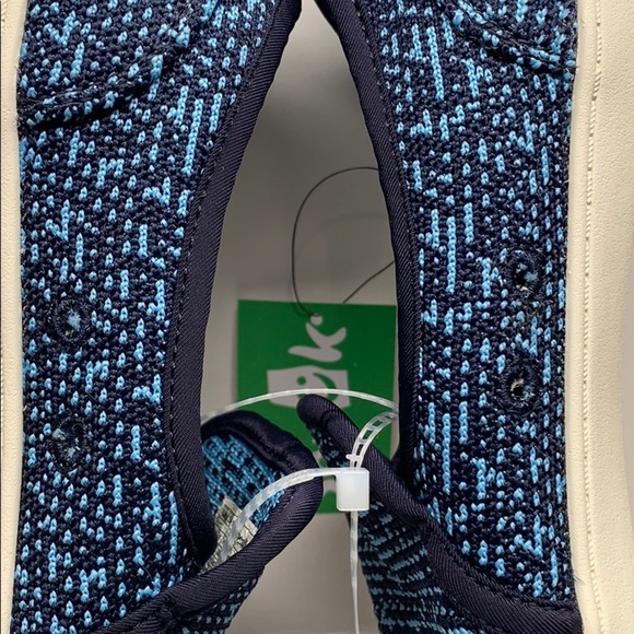 New sanuk Pair O Dice navy/blue Knit fabric slip-on shoes Size 6 - Picture 8 of 9